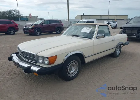 1981 Mercedes-Benz 380 Sl z USA, uszkodzony, nr VIN WDBBA45A2BB003681